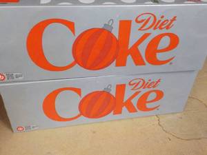 2 Diet Coke 12 packs...