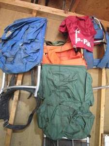 Hiking backpacks...