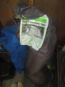 Sears family camping tent...