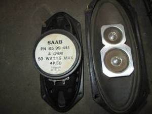 SAAB 4-ohm 50-watt speaker pair wit...