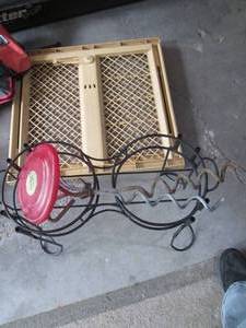 Safety gate, metal plant stand and ...