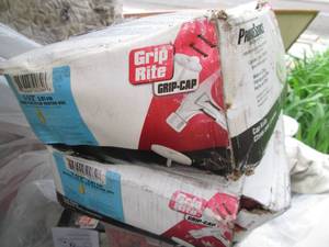 2-cases 1-12in round plastic cap. ...
