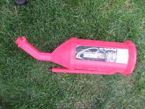 Nascar 2.5-gallon tall gas can...