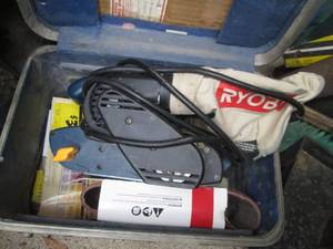 Ryobi 3x18in belt sander in misc ca...
