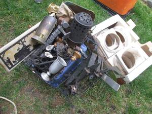 Lot of vintage metal and decor and ...