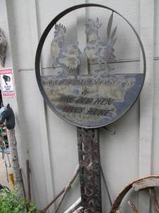6ft Outdoor Cut metal lawn ornament...