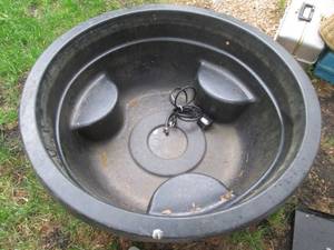 Outdoor in-ground fountain liner...