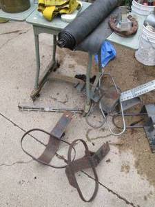 Rolling drop leap Seamstress workst...