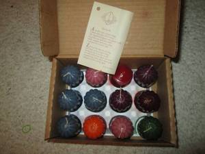 Dozen Home Interiors votive candles...