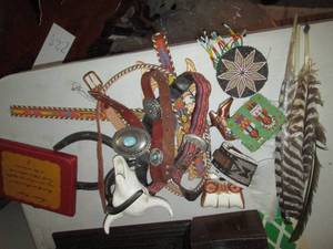 Wild West style nik naks, belts, Be...