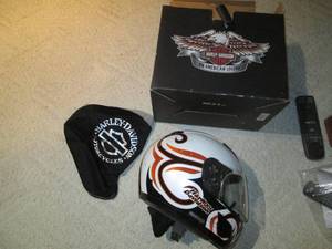 Harley Davidson motorcycle helmet w...