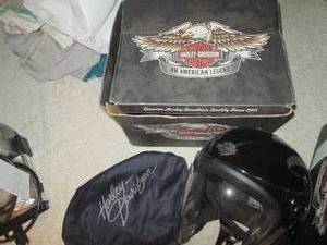 Harley Davidson motorcycle helmet w...
