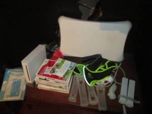 Nintendo Wii game console with mult...