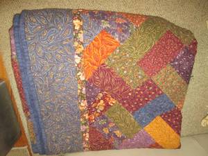 Hand made fall themed quilt...