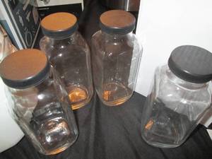 4pc jar and lid set...