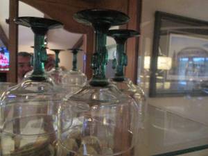 3pc margarita glasses with cactus s...