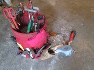 Bucket Boss tool caddy, 5-gallon pa...