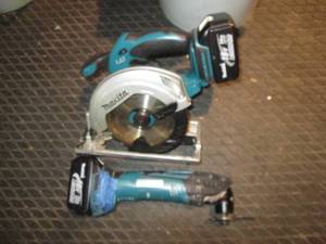 18v Cordless Makita circular saw an...
