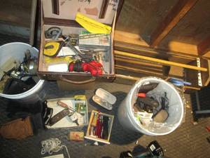 Top handle tool trays, measuring su...