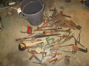 Huge lot of vintage cutting tools, ...