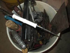 Vintage construction tools...