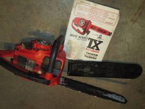 Homelite chainsaw with case...