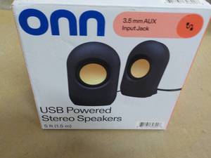 Onn USB Powered Stereo Speakers...