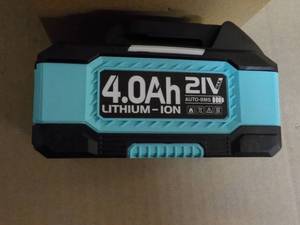 4.0 AH 21 V Lithium -10 N Battery...