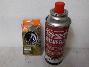 Coleman Butane Fuel and Compass...