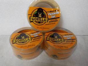 3 rolls Gorilla 1.88 x 40 yards Ta...
