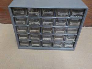 25 Drawer Tool Metal Storage with C...