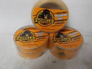 3 rolls Gorilla 1.88 x 40 yards Ta...