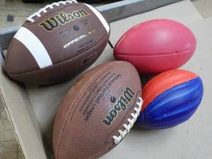 Footballs...