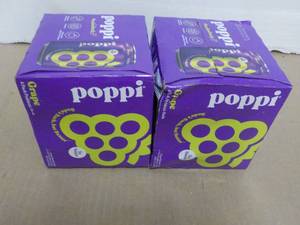 8 cans Grape Poppi...