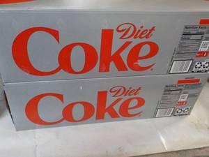 2 Diet Coke 12 packs...