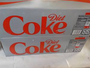2 Diet Coke 12 packs...