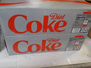 2 Diet Coke 12 packs...