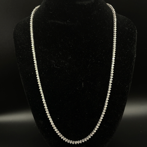 Impressive 7.00 Carat Diamond Tennis Chain Necklace Retail $3,995 VIDEO
