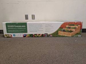NEW YARDCRAFT WESTERN RED CEDAR RAISED GARDEN BED