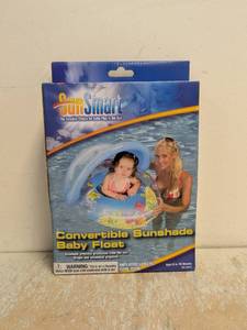 NEW SUNSMART CONVERTIBLE SUNSHADE BABY FLOAT