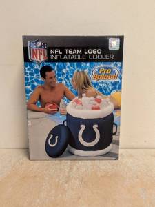 NEW NFL TEAM LOGO INFLATABLE COOLER (COLTS)
