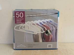 NONSLIP HANGERS 50PK WHITE