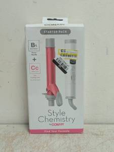 CONAIR STYLE CHEMISTRY STARTER PACK POWER HANDLE  1 CURLING IRON