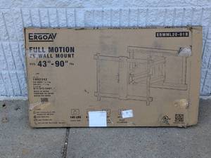 ERGO AV FULL MOTION TV WALL MOUNT (43-90)