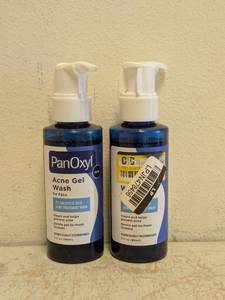 NEW PANOXYL ACNE GEL WASH FOR FACE 2PK
