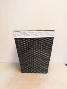 SEVILLE CLASSICS WOVEN LAUNDRY HAMPER BLACK