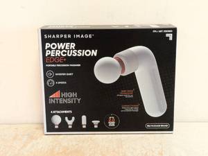 SHARPER IMAGE POWER PERCUSSION EDGE PORTABLE PERCUSSION MASSAGER