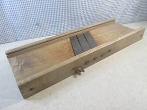 (F-3) Antique Wooden Mandoline Slic...