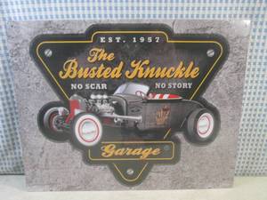 (G-1) The Busted Knuckle Garage Tin...