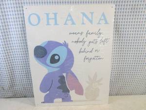 (G-1) Stitch Ohana Tin Sign 16 x...